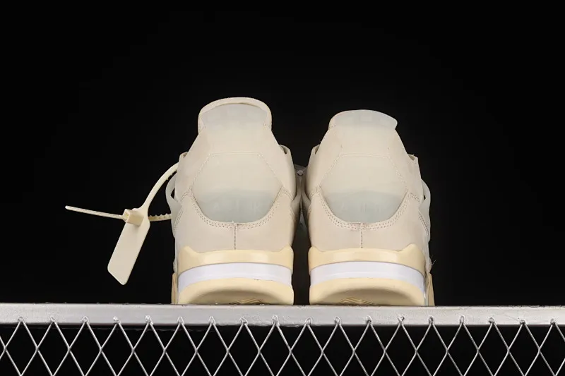 All categories Air Jordan Jordan series basketball shoes Air Jordan 4 foreign trade version OF x Air Jordan 4 Retro "Cream/Sail" AJ4 Joe 4 retro casual sports culture basketball shoes CV9388-100